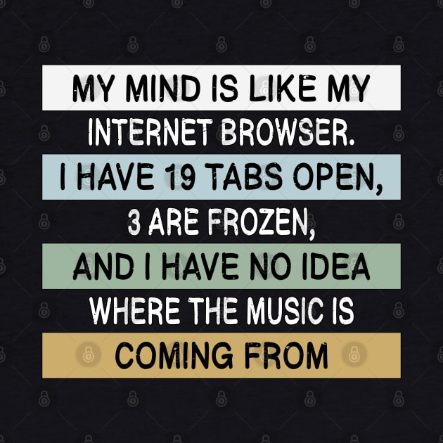 My MInd Is LIke My Internet Memes by T-Shirt.CONCEPTS